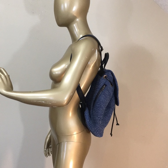 Blue mini backpack by ECOTE - Picture 4 of 7